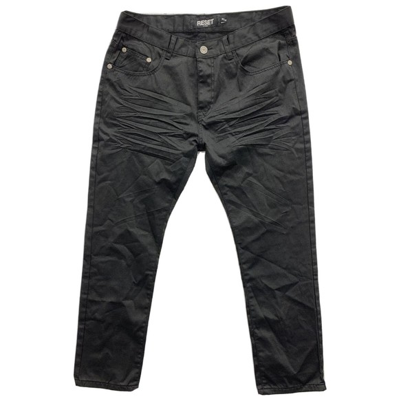 Reset Denim Other - Reset Denim Men's Jeans Size 36/30 Black Whiskered Front Casual